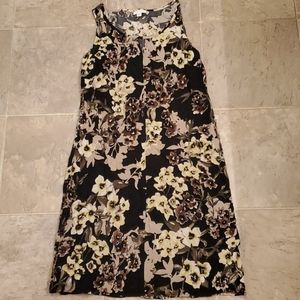 J. Jill floral rayon dress small